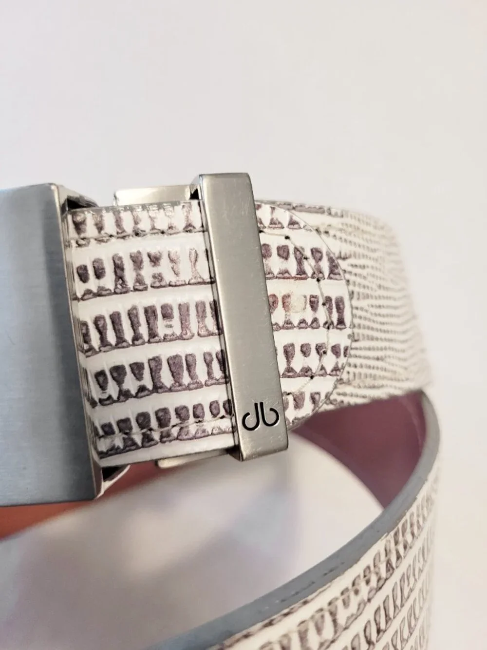 Druh Atlanta National Golf Lizard Leather Belt